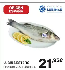 Supercor Lubina estero oferta