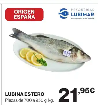 Supercor Lubina estero oferta