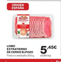 Supercor ELPOZO Lomo extratierno de cerdo oferta