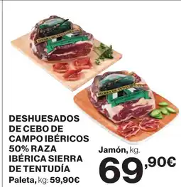 Supercor Deshuesados de cebo de campo ibéricos 50% raza ibérica sierra de tentudía oferta