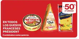 Supercor PRÉSIDENT En todos los quesos franceses oferta