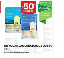 Supercor En todas las lonchas de queso oferta