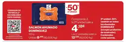 Supercor DOMÍNGUEZ Salmón ahumado oferta
