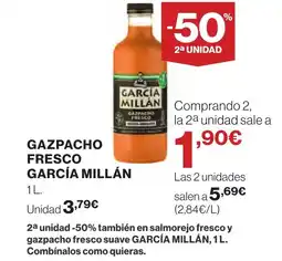 Supercor GARCÍA MILLÁN Gazpacho fresco oferta