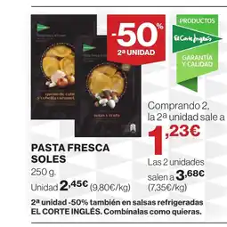Supercor Pasta fresca soles oferta