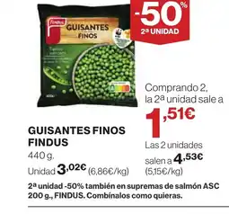 Supercor FINDUS Guisantes finos oferta