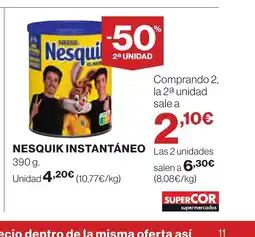 Supercor NESQUIK Instantáneo oferta