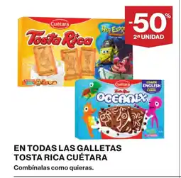 Supercor CUÉTARA En todas las galletas tosta rica oferta