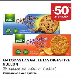 Supercor GULLÓN En todas las galletas digestive oferta