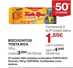 Supercor TOSTA RICA Bizcochitos oferta