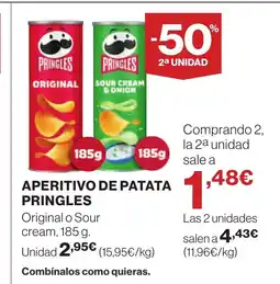 Supercor PRINGLES Aperitivo de patata oferta