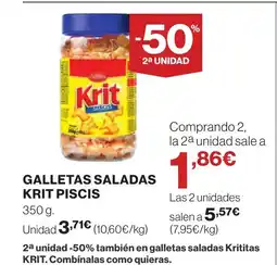 Supercor Galletas saladas krit piscis oferta