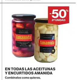 Supercor AMANIDA En todas las aceitunas y encurtidos oferta