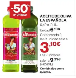 Supercor LA ESPAÑOLA Aceite de oliva oferta