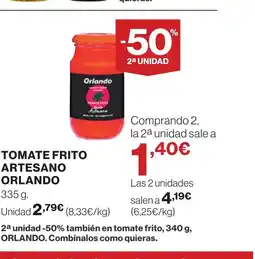 Supercor ORLANDO Tomate frito artesano oferta