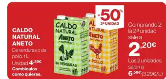 Supercor ANETO Caldo natural oferta