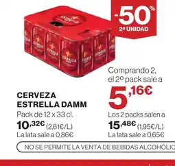 Supercor ESTRELLA DAMM Cerveza oferta
