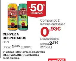 Supercor DESPERADOS Cerveza oferta