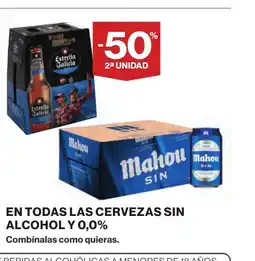 Supercor En todas las cervezas sin alcohol y 0,0% oferta