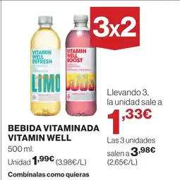 Supercor Bebida vitaminada vitamin well oferta