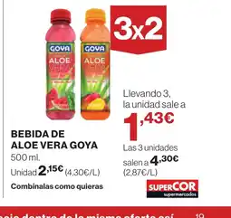 Supercor GOYA Bebida de aloe vera oferta