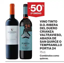 Supercor PORTIA 24 Vino tinto d.o. ribera del duero crianza valtravieso, abadía de san quirce o tempranillo oferta