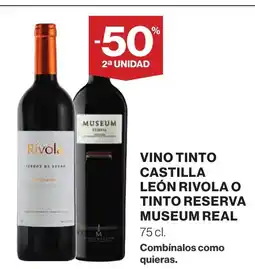 Supercor Vino tinto castilla león rivola o tinto reserva museum real oferta