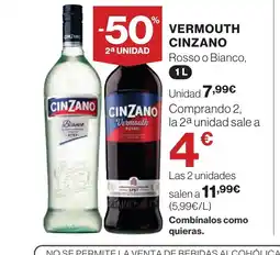 Supercor CINZANO Vermouth oferta