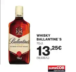Supercor BALLANTINE'S Whisky oferta