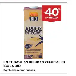 Supercor ISOLA BIO En todas las bebidas vegetales oferta