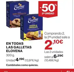 Supercor ELOVENA En todas las galletas oferta