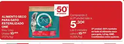 Supercor ONE Alimento seco para gato esterilizado oferta