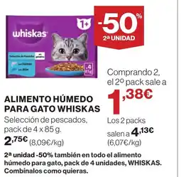 Supercor WHISKAS Alimento húmedo para gato oferta