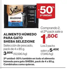Supercor SHEBA SELEZIONE Alimento húmedo para gato oferta