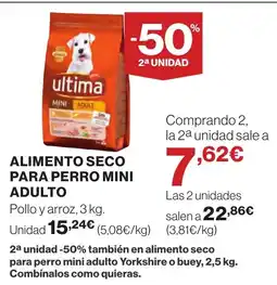 Supercor ALIMENTO SECO PARA PERRO MINI ADULTO oferta