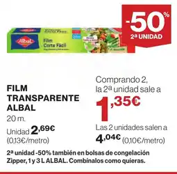Supercor ALBAL Film transparente oferta
