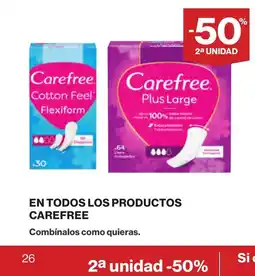 Supercor CAREFREE En todos los productos oferta