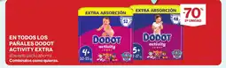 Supercor En todos los pañales dodot activity extra oferta