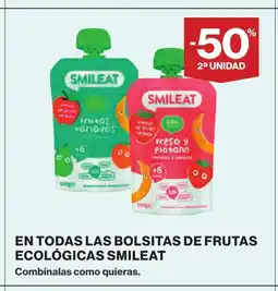 Supercor SMILEAT En todas las bolsitas de frutas ecológicas oferta