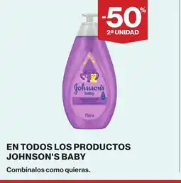 Supercor JOHNSON'S BABY En todos los productos oferta