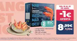 La Sirena Langostino Vannamei cocido ASC oferta