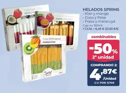 La Sirena Helados sprims oferta