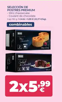 La Sirena Selección de postres premium oferta