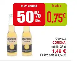 mYm supermercados CORONA Cerveza oferta