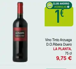 mYm supermercados LA PLANTA Vino Tinto Arzuaga D.O.Ribera Duero oferta