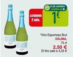 mYm supermercados XÁLIMA Vino Espumoso Brut oferta