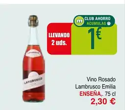mYm supermercados ENSEÑA Lambrusco Emilia oferta