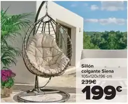 Carrefour Market Siena - sillón colgante siena oferta