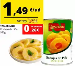 Tu Trébol Hipermercados Rodajas de pina oferta