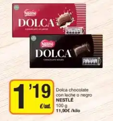 Nestlé - dolca chocolate con leche o negro